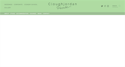 Desktop Screenshot of cloughjordanhouse.com